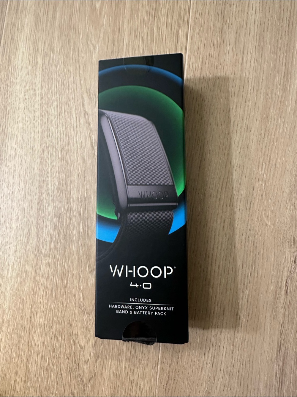 WHOOP 4.0 Activity Tracker Black Onyx SuperKnit Band & Battery Pack